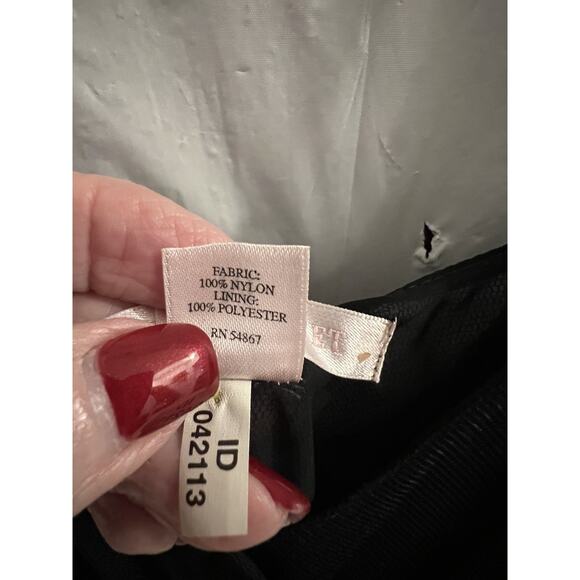 Victoria Secret Black Sheer Mesh Maxi Slip Dress/gown Sz M Sexy Y2K Honeymoon - Picture 6 of 9